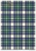 Scottish style * kratka, krateczka, świąteczna kratka, Boże Narodzenie, miś, misie, pluszowy miś, miś pod choinką